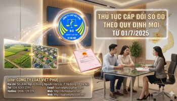 Thủ tục cấp đổi Sổ đỏ theo quy định mới từ 01/7/2025