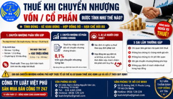 Thuế khi chuyển nhượng vốn/cổ phần được tính như thế nào?